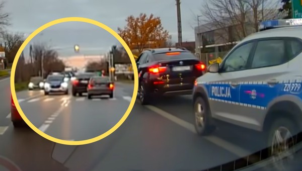 "Pani w bmw" wyprzedzała na oczach policji. Od razu została zatrzymana
