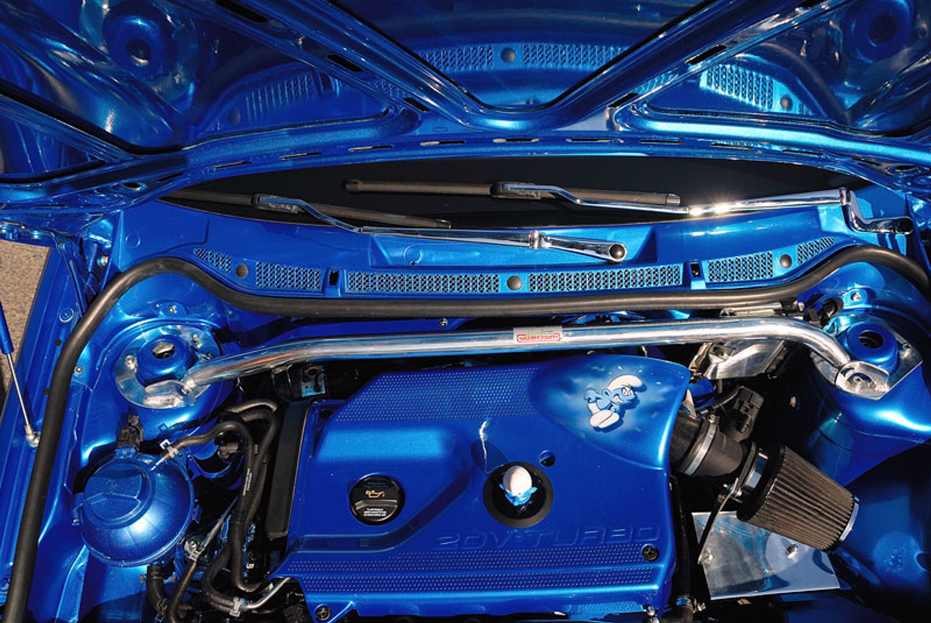 Garaż tunera: Škoda Fabia 1,8 Turbo – smerfny hatchback