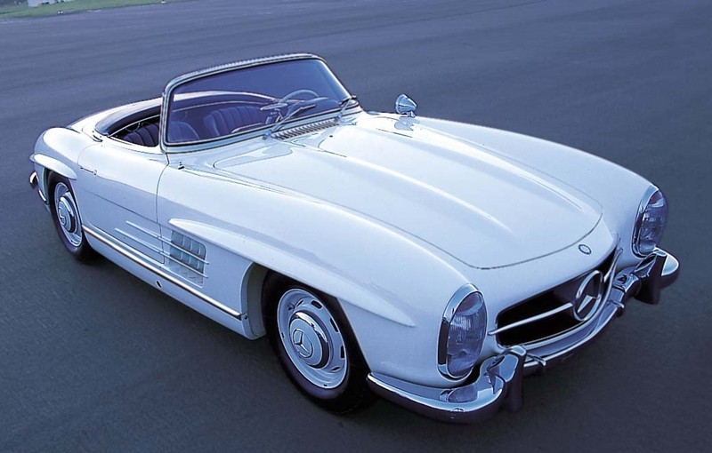 Mercedes 300SL na zdjęciach
