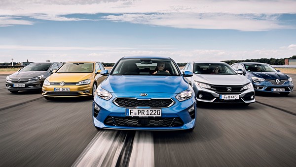 Kia Ceed kontra Renault Megane,Honda Civic,Volkswagen Golf i Opel Astra - który model będzie lepszym wyborem?