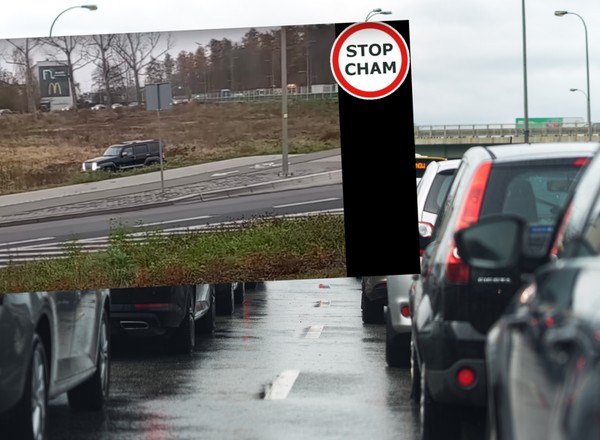 Pomylił drogę publiczną z torem offroadowym. Kierowcę poniosło