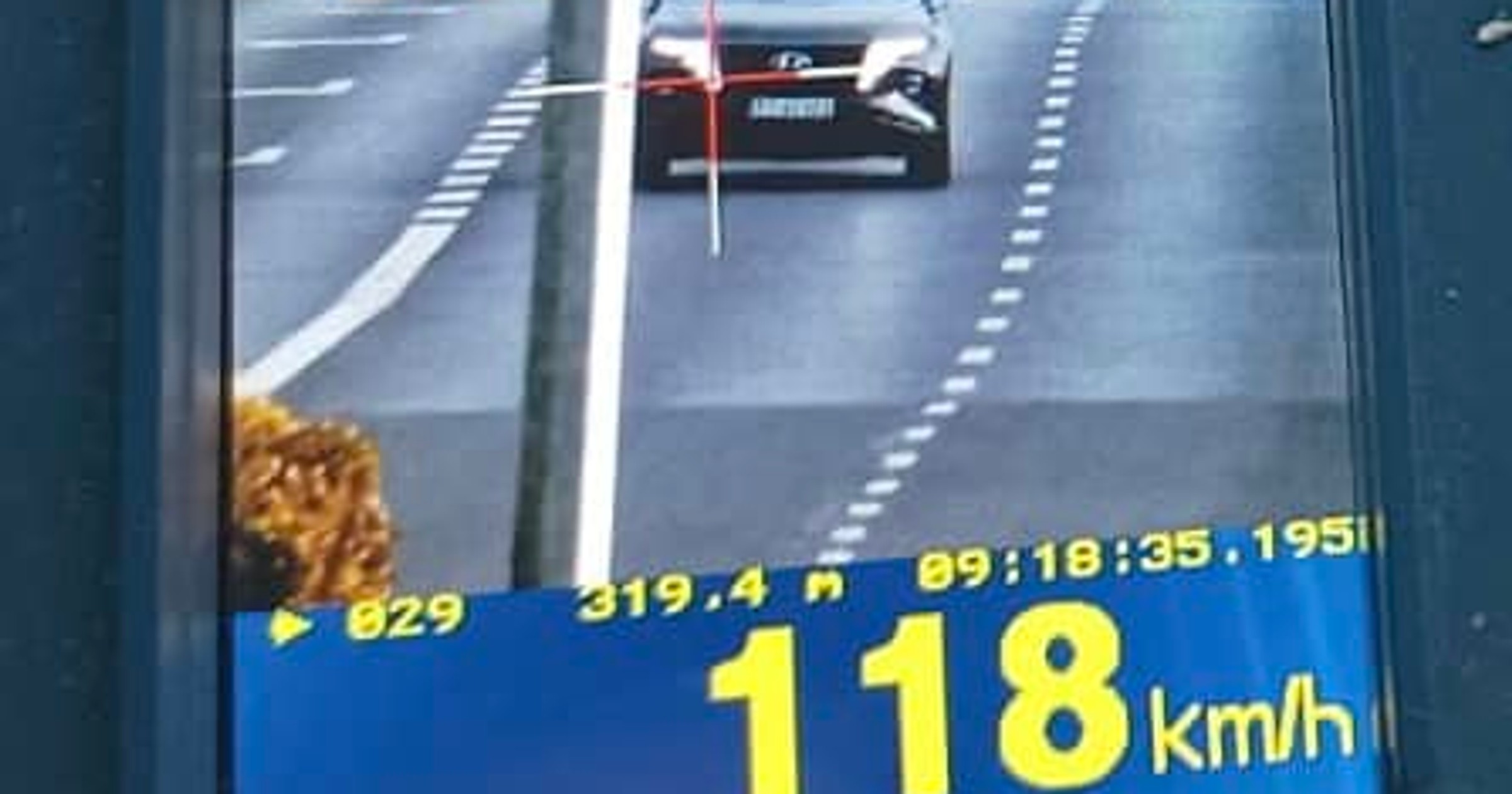Przekroczenie prędkości 118/50 km/h
