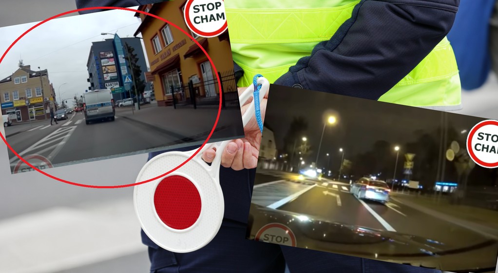 Internauci pokazali, jak służby mundurowe łamią przepisy (youttube.com/stopcham)