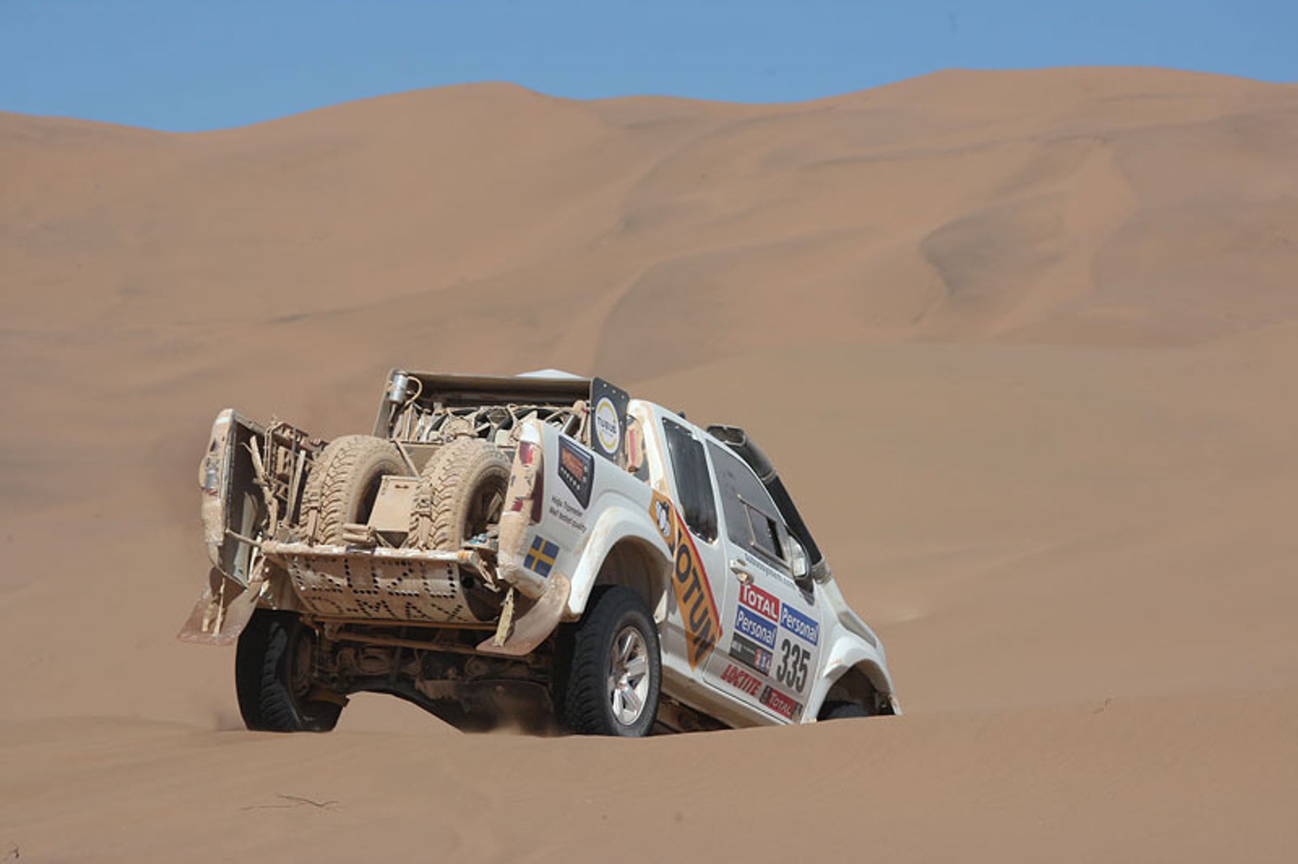 Rajd Dakar 2010: Przygoński już 8, Sonik broni honoru (12. etap na żywo, wyniki, foto)
