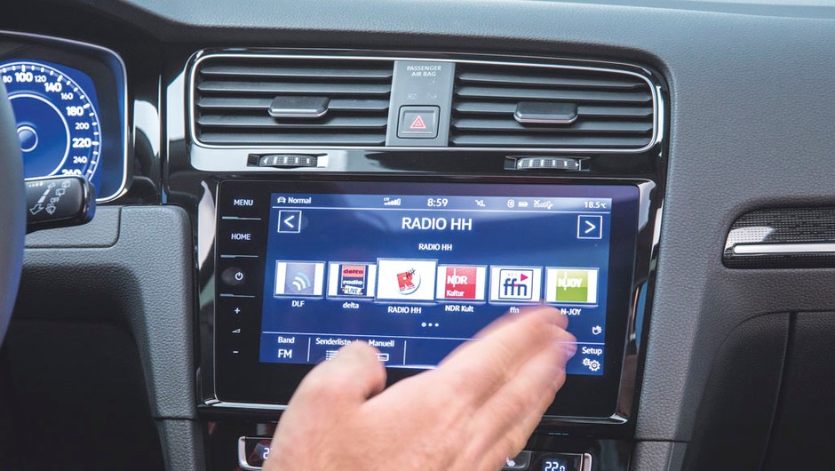 Nowe radio Volkswagena - dotykowa regulacja głośności