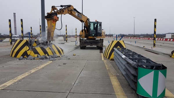 Usunięto bramki na autostradzie A2 pod Warszawą