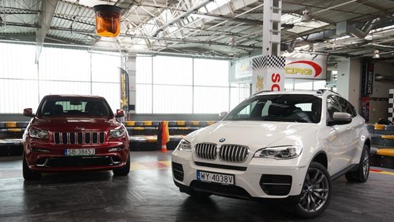 Jeep Grand Cherokee SRT8 vs BMW X6 M50d (TEST)