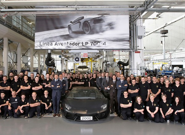 Lamborghini Aventador nr 2000