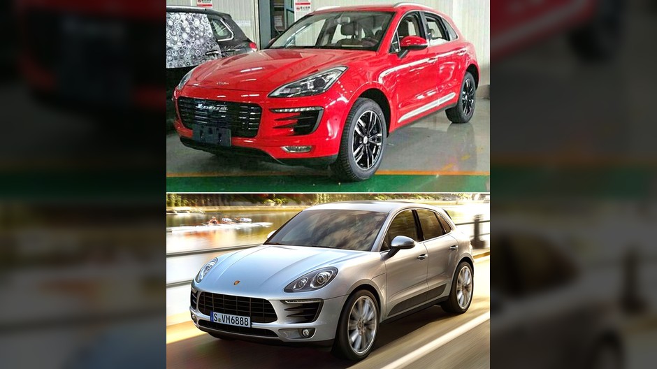 Zotye SR8 i Porsche Macan