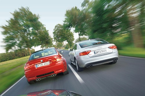 Audi S5 kontra BMW M3 - Gdzie piękność... tam i bestia