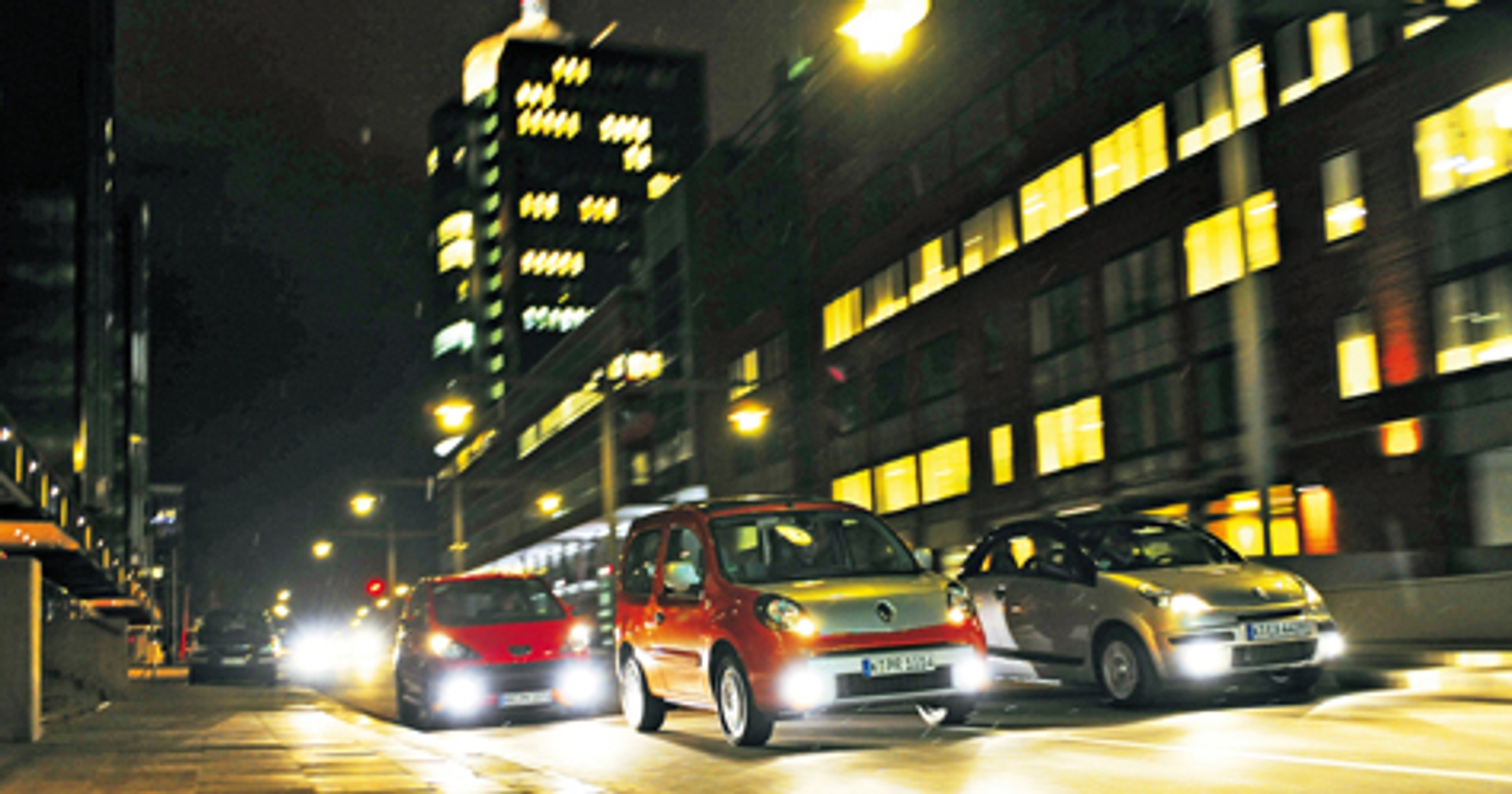 Renault Kangoo Be Bop, Citroen C3 Pluriel i Peugeot 1007: Z gruntu nieporównywalni