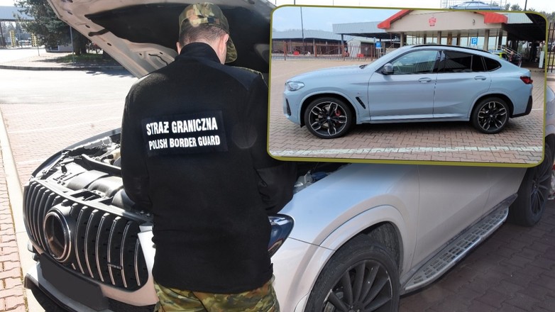 Dwa drogie niemieckie SUV-y odzyskane przez Straż Graniczną