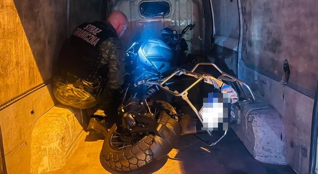 Straż Graniczna sprawdziła pakę busa. Właściciel potwierdził kradzież