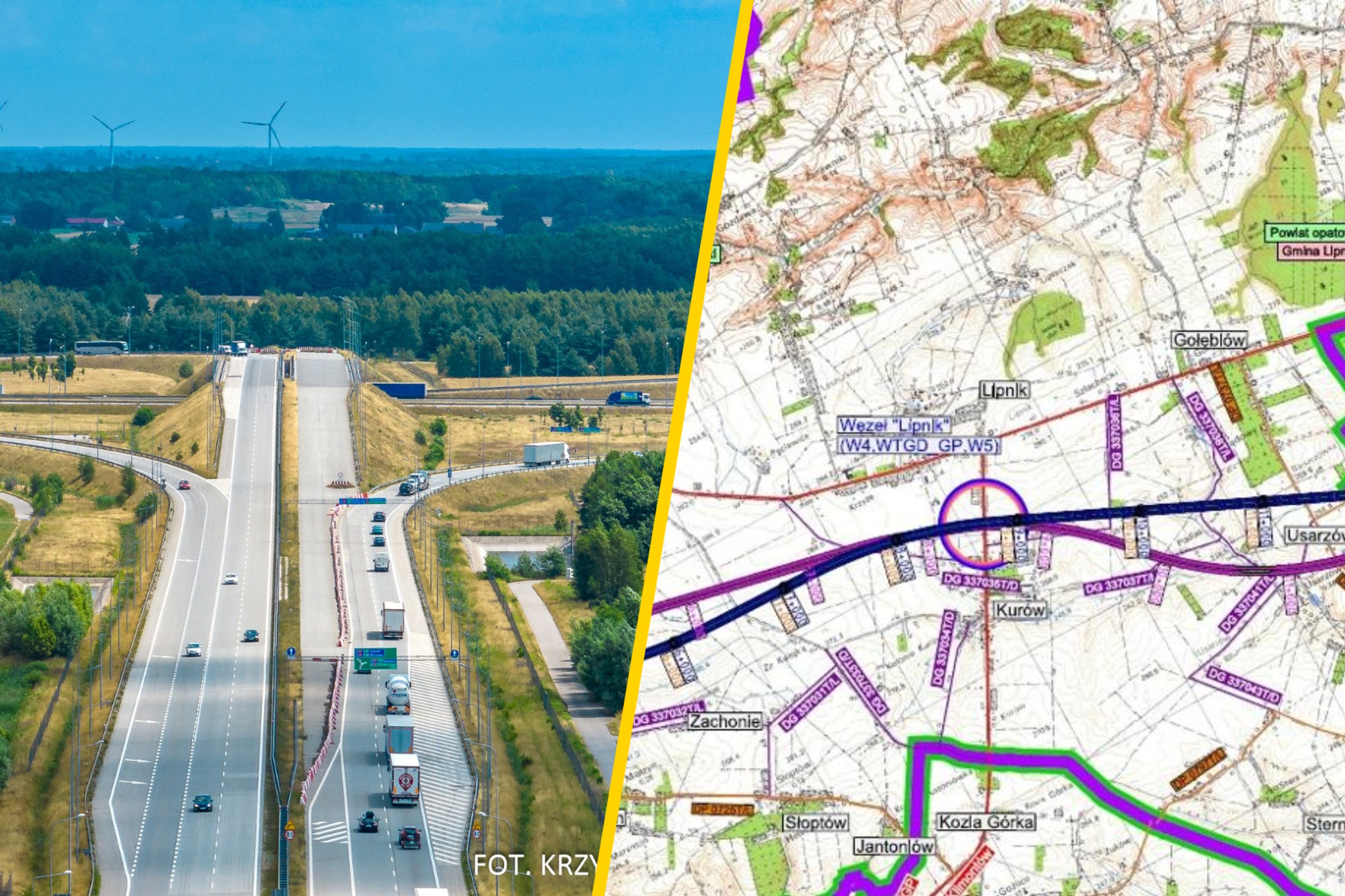S74 połączy A1 z S19. GDDKiA ma komunikat o nowej drodze ekspresowej