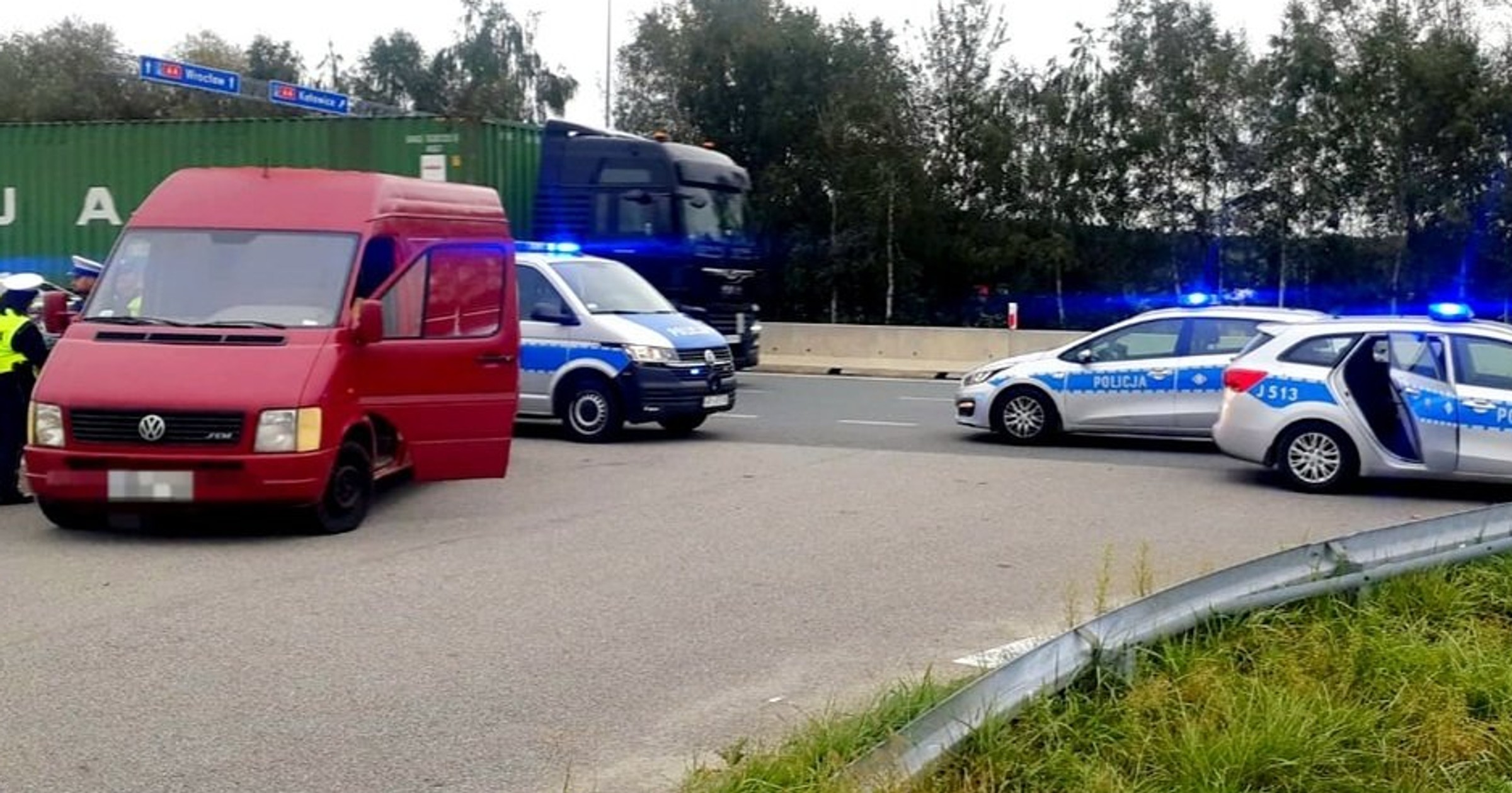 Policjanci do tej kontroli musieli wezwać Straż Graniczną