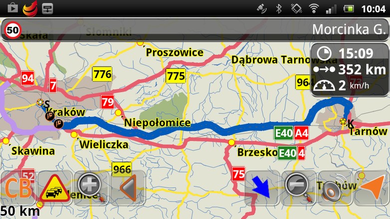 Która nawigacja prowadzi nowym odcinkiem A4?