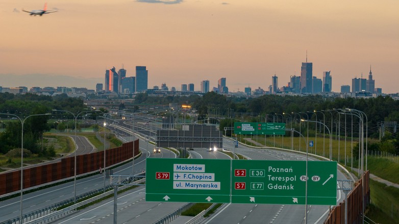 S7 Warszawa Lotnisko - Lesznowola tuż przed otwarciem do ruchu