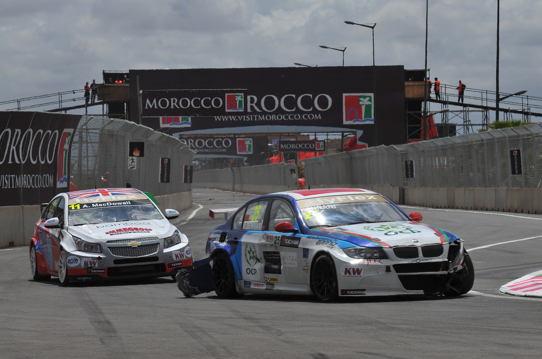 WTCC: 1-2-3, Chevroleta w Maroko gonisz Ty