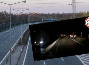 Kierowca BMW pędził obwodnicą Trójmiasta. Szczęśliwie ucierpiało tylko auto i jego ego [WIDEO]