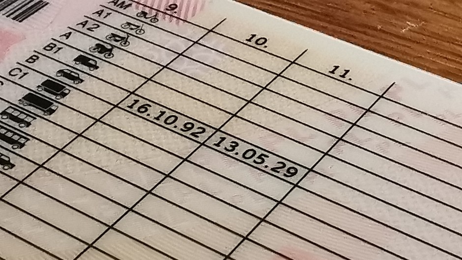 Data ważności prawa jazdy