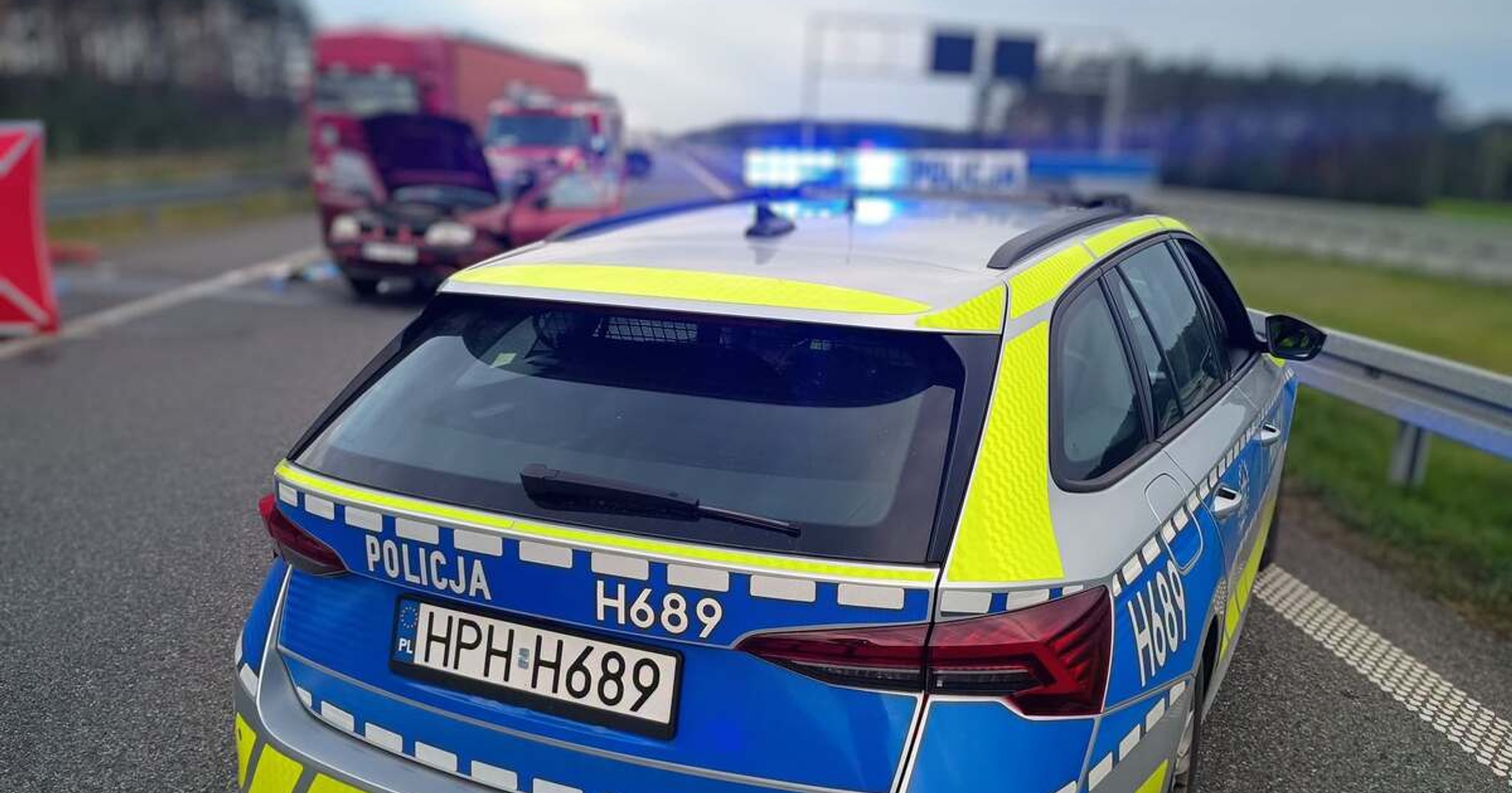 Wypadek na trasie S8