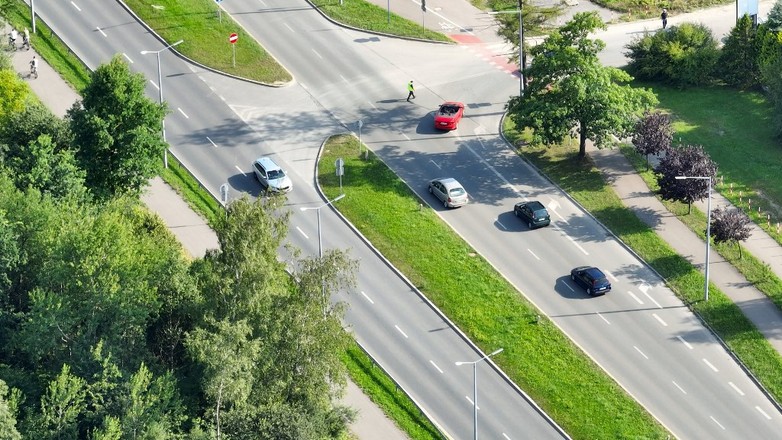 Akcja policji z użyciem drona (województwo małopolskie; lipiec 2024 r.)