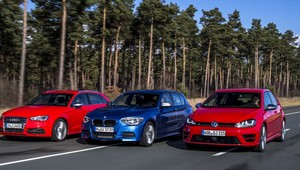 Porównanie | Superkompakty: Audi S3, BMW M135i, Volkswagen Golf R