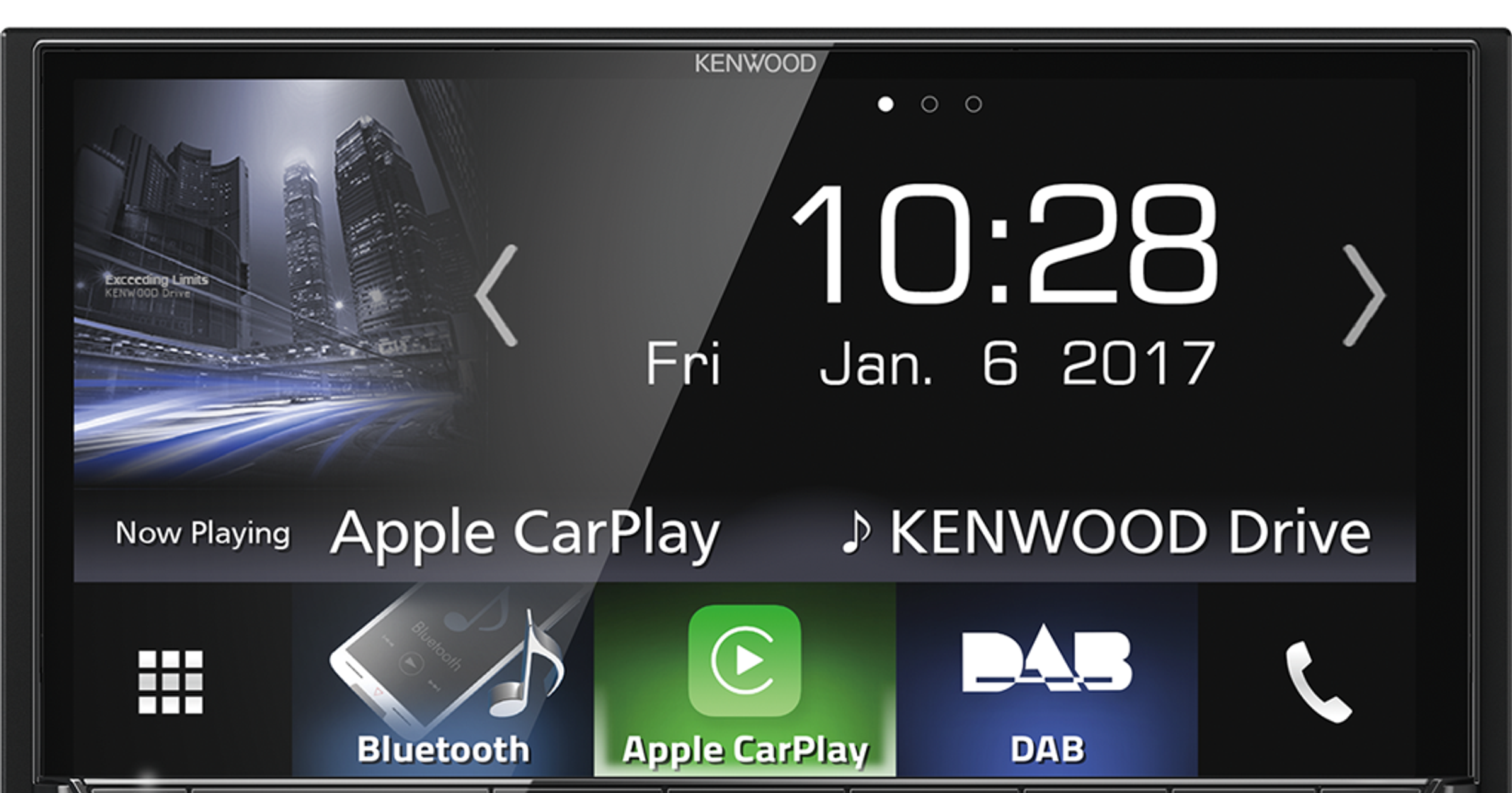 Kenwood DMX7017DABS_GUI_CarPlay