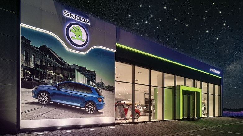 Skoda Auto - nowy design salonów