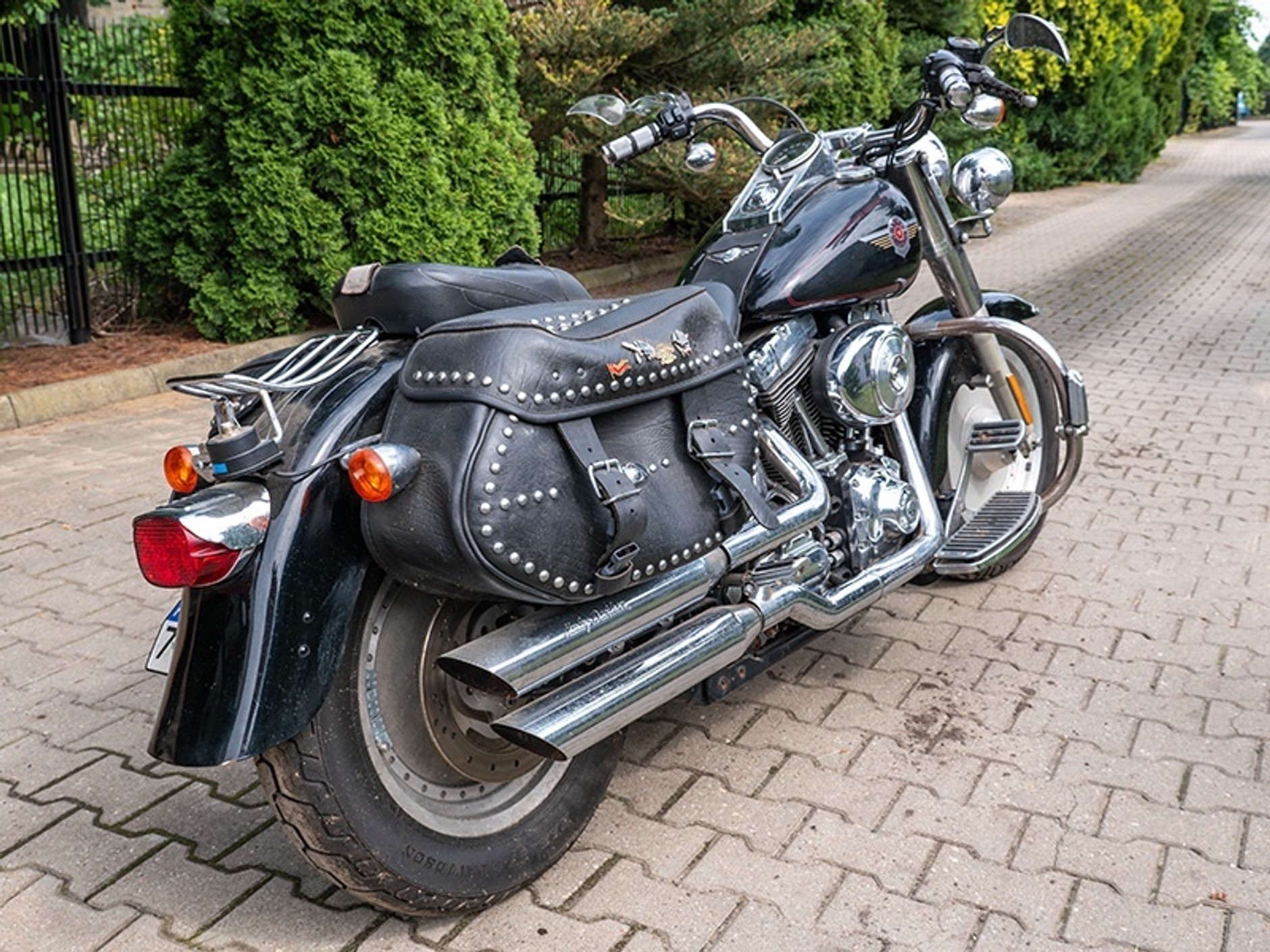 Harley-Davidson Fat Boy wystawiony na licytację