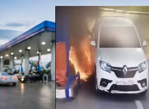 Zapalił papierosa podczas tankowania, to nie mogło się dobrze skończyć
