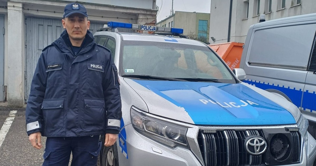 Piotrkowscy policjanci uratowali życie kierowcy tira