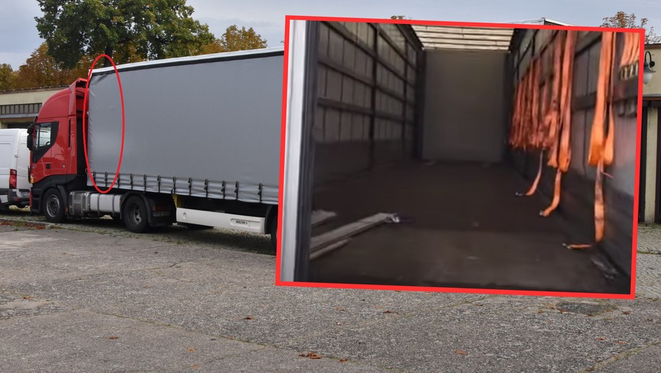 Straż Graniczna zatrzymała Białorusina, który przewoził 21 nielegalnych migrantów (screen: Straż Graniczna/YouTube)