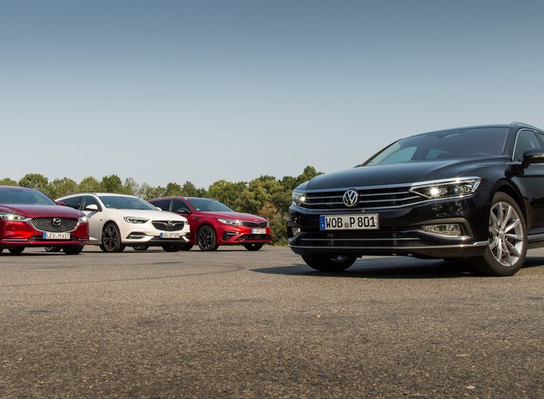 Nowy Volkswagen Passat kombi kontra Mazda 6, Kia Optima i Opel Insignia - czy nadal jest najlepszym wyborem?