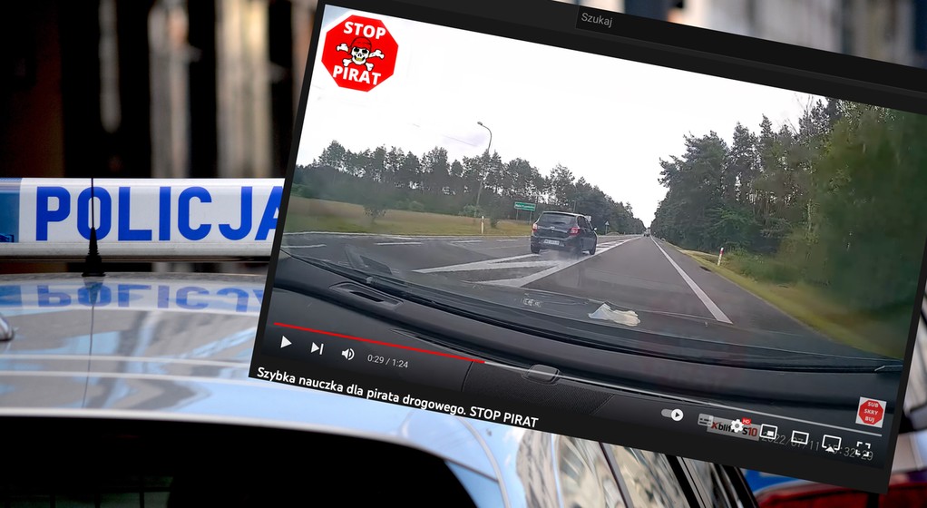 Policja natychmiast zatrzymała pirata drogowego