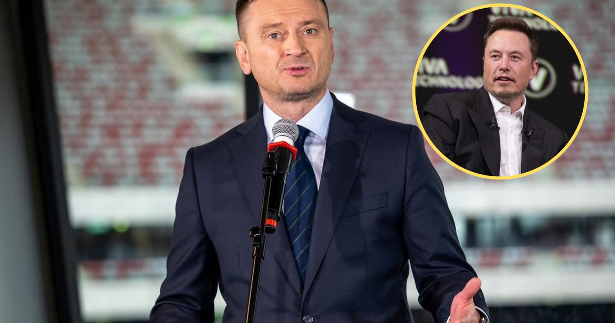 Minister Sławomir Nitras stanowczo skrytykował Elona Muska (w kółku) za słowa o niemieckiej odpowiedzialności (Fot. Facebook/SlawomirNitras)