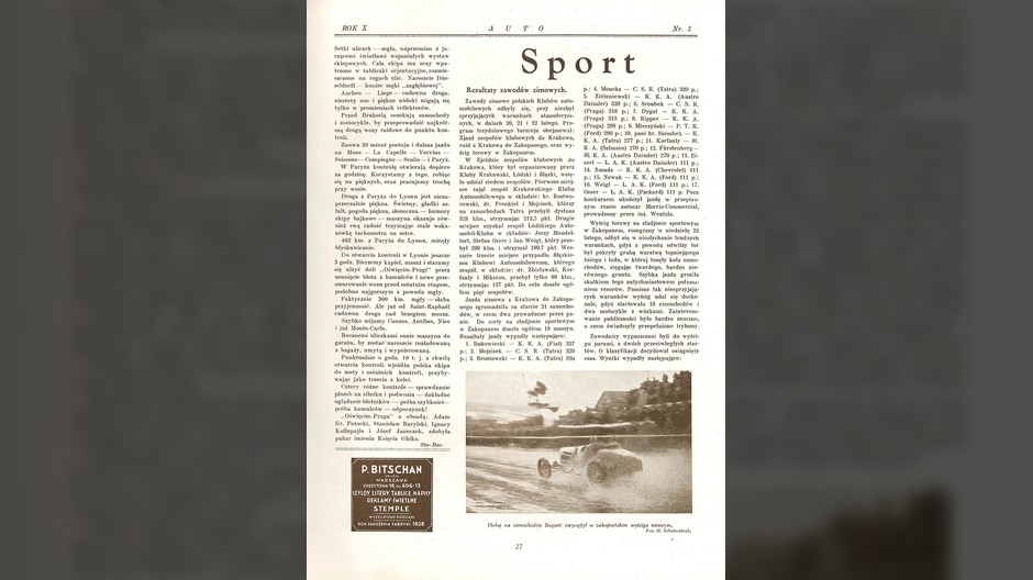 Zlot do Monte Carlo w 1930 r.