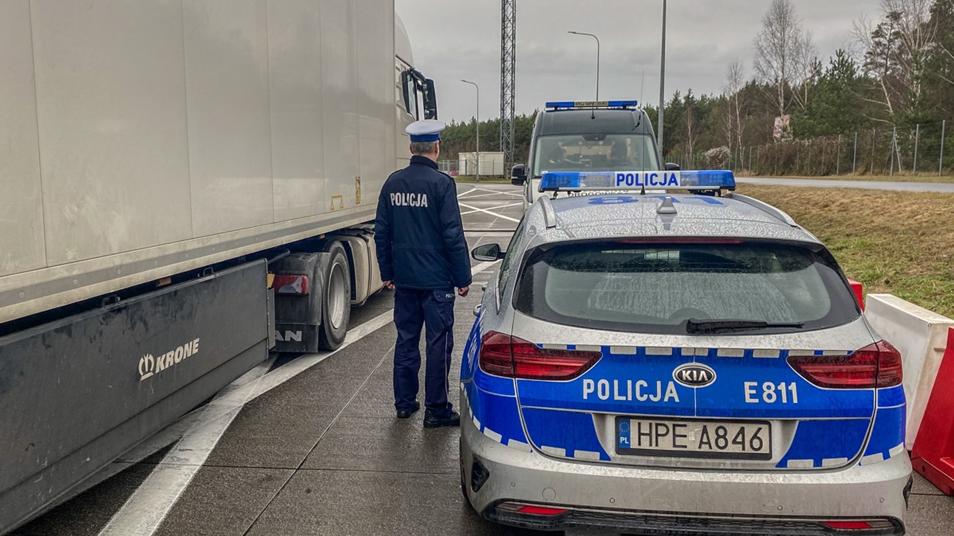 Policja łapała kierowców na A2 dronami