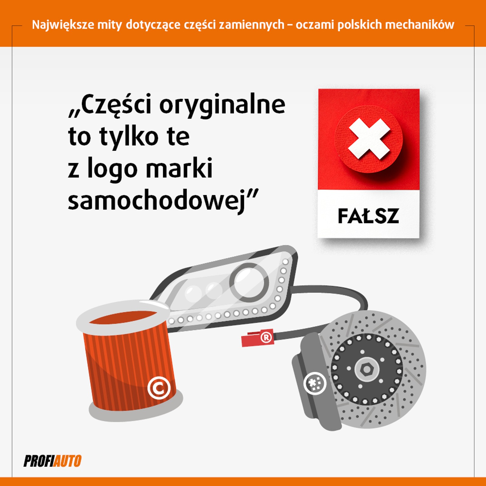 Mity dotyczące części zamiennych