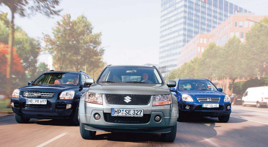 Honda CR-V kontra Kia Sportage i Suzuki Grand Vitara: nie każdy z nich lubi wypady w teren