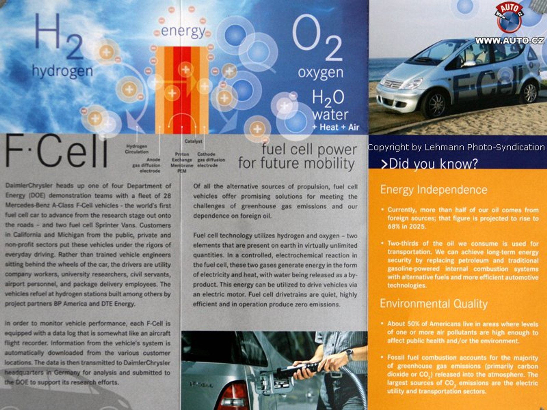 Samochody z ogniwami paliwowymi testowane w Death Valley