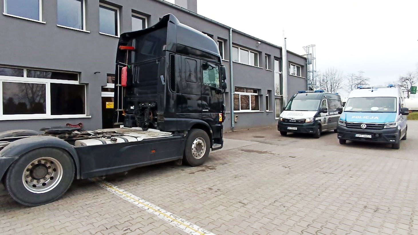 Ciężarówka zatrzymana przez inspektorów lubuskiej Inspekcji Transportu Drogowego