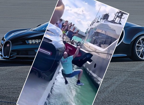 Podciągał się na drzwiach Bugatti i Rollsa. Ogląda się to dziwnie