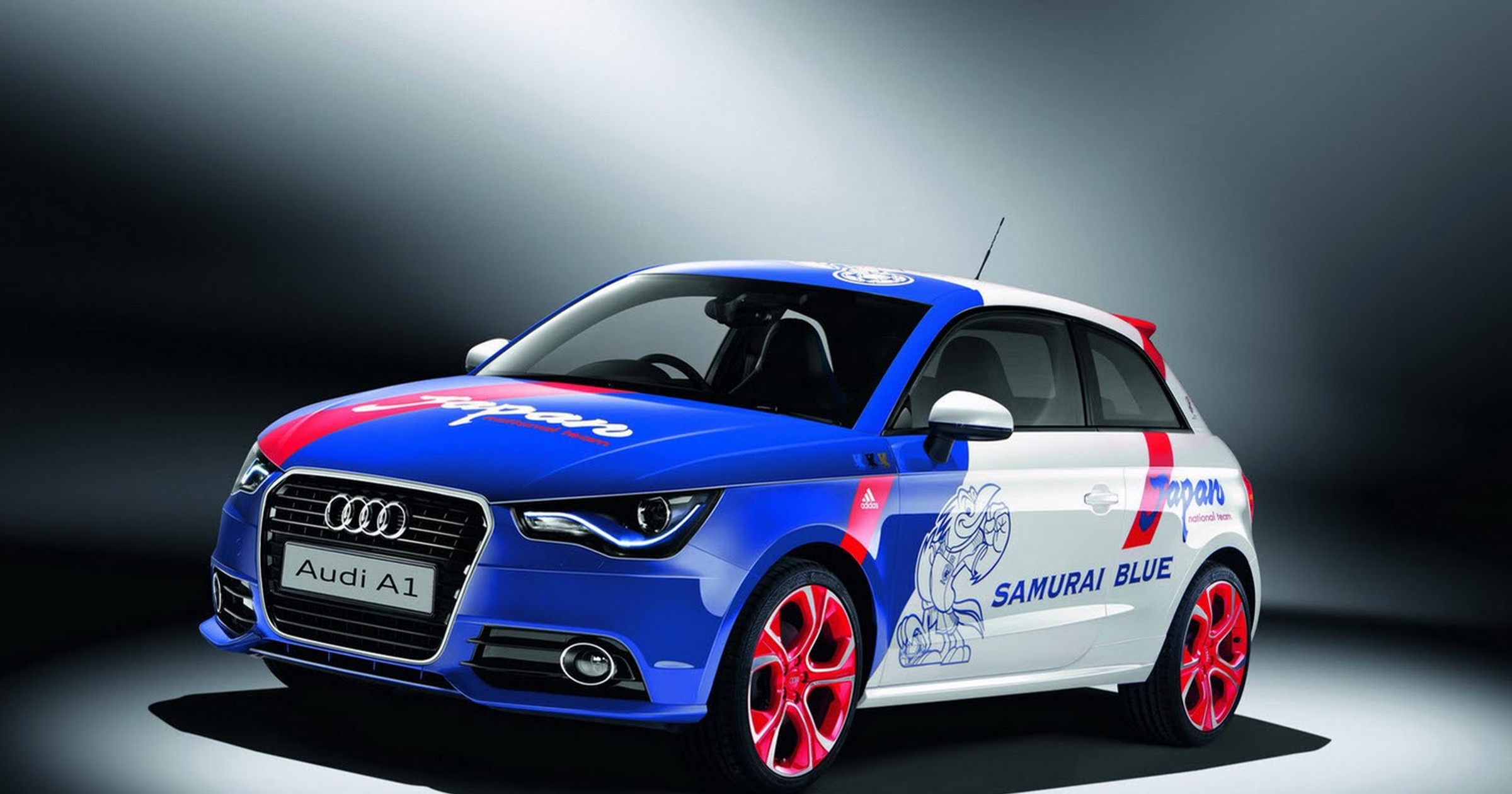 Audi A1 Samurai Blue dedykowane japońskim piłkarzom