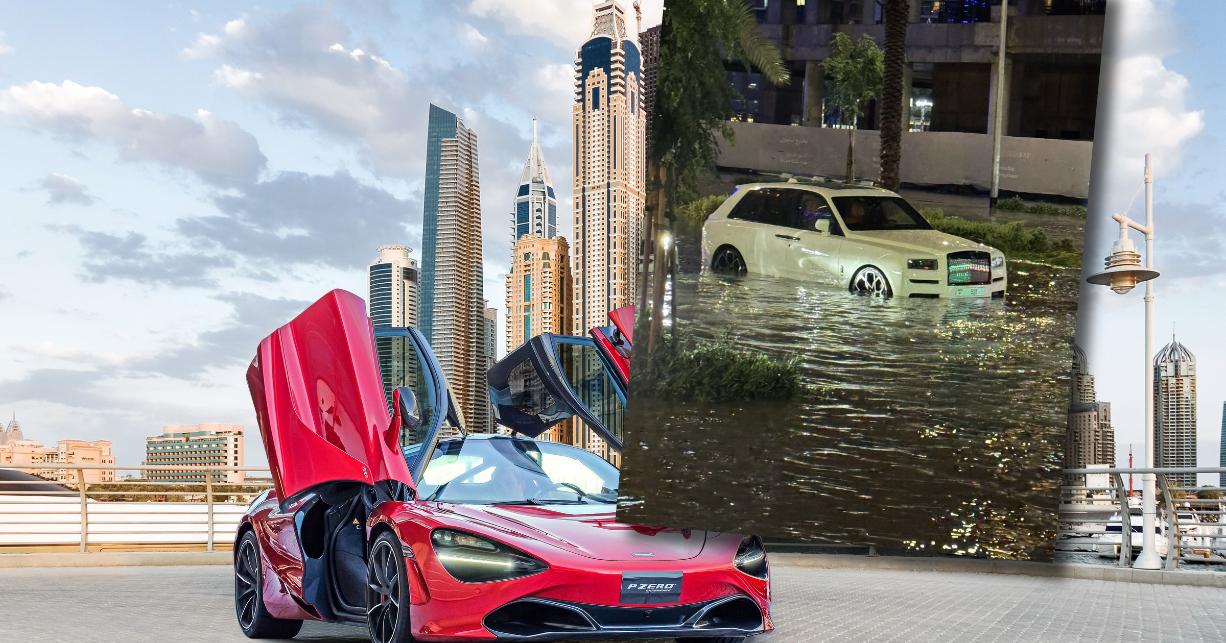 Ekskluzywne samochody z Dubaju pod wodą. Warto się nimi zainteresować?