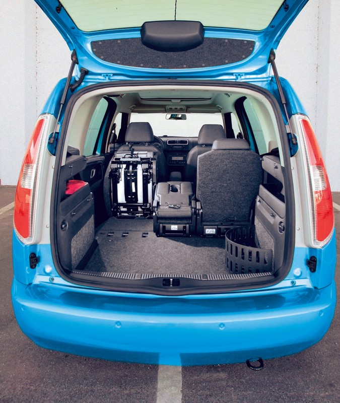 Skoda Roomster – bagażnik