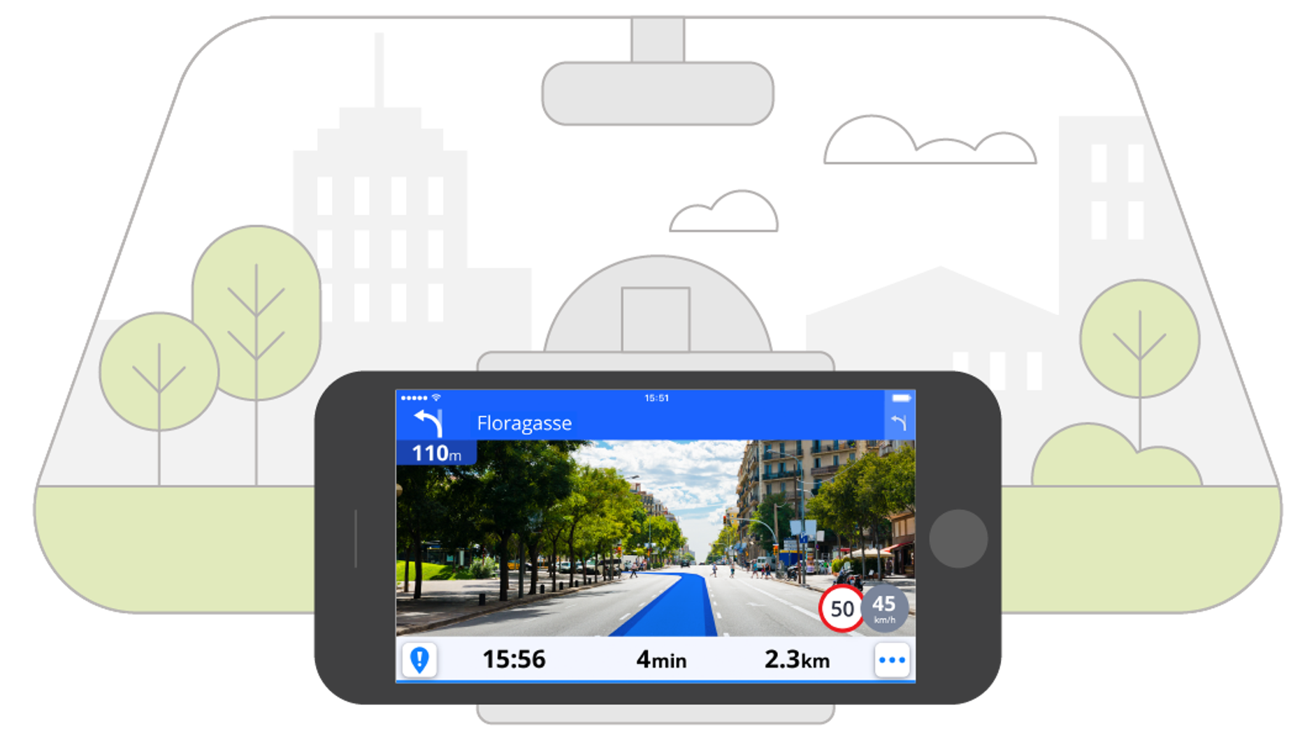 Funkcja AR nazwana Real View Navigation ma być płatną opcją w programie Sygic.