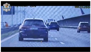 Jechała "na zderzaku" z prędkością 173 km na godz. O krok od tragedii na A8 [WIDEO]