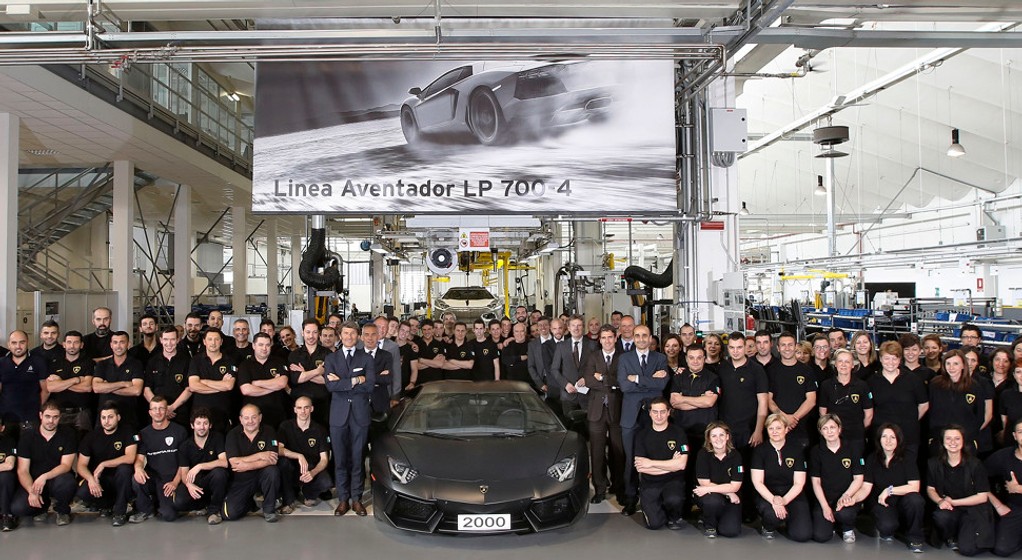 Lamborghini Aventador nr 2000