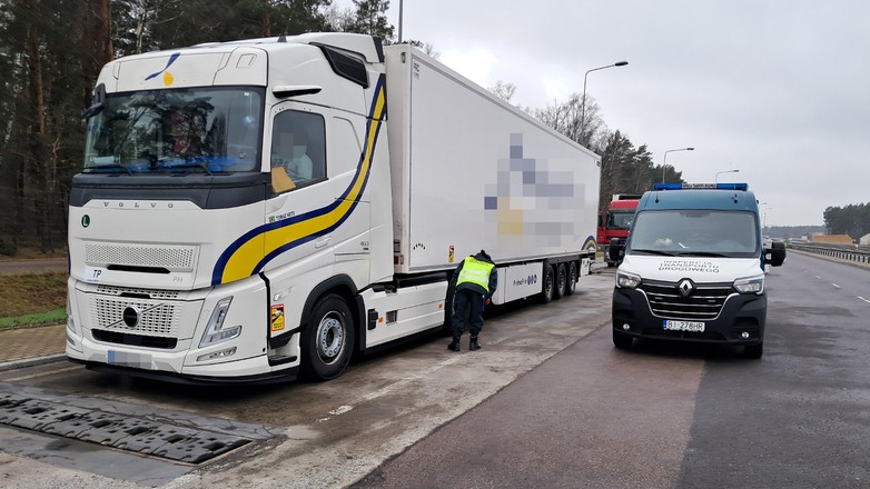 Kontrola ITD na S8 w pobliżu Jeżewa